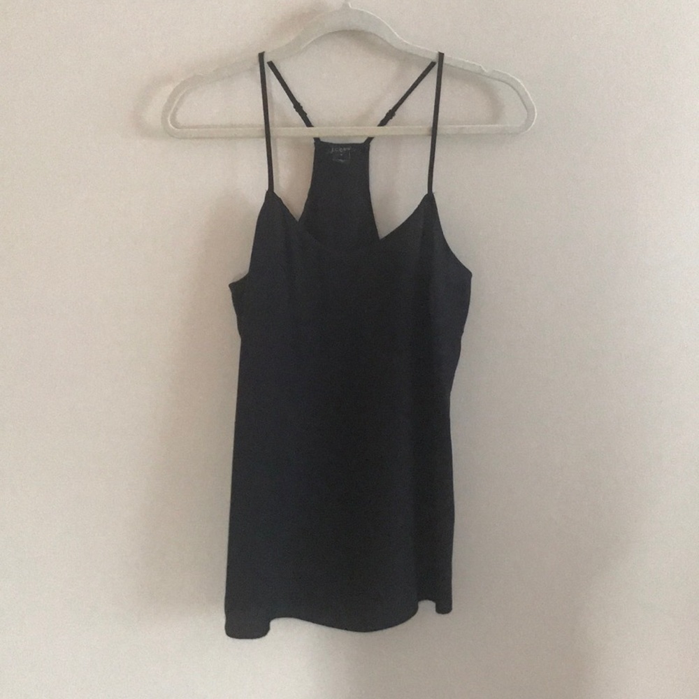 Black racer back j crew shirt 🖤